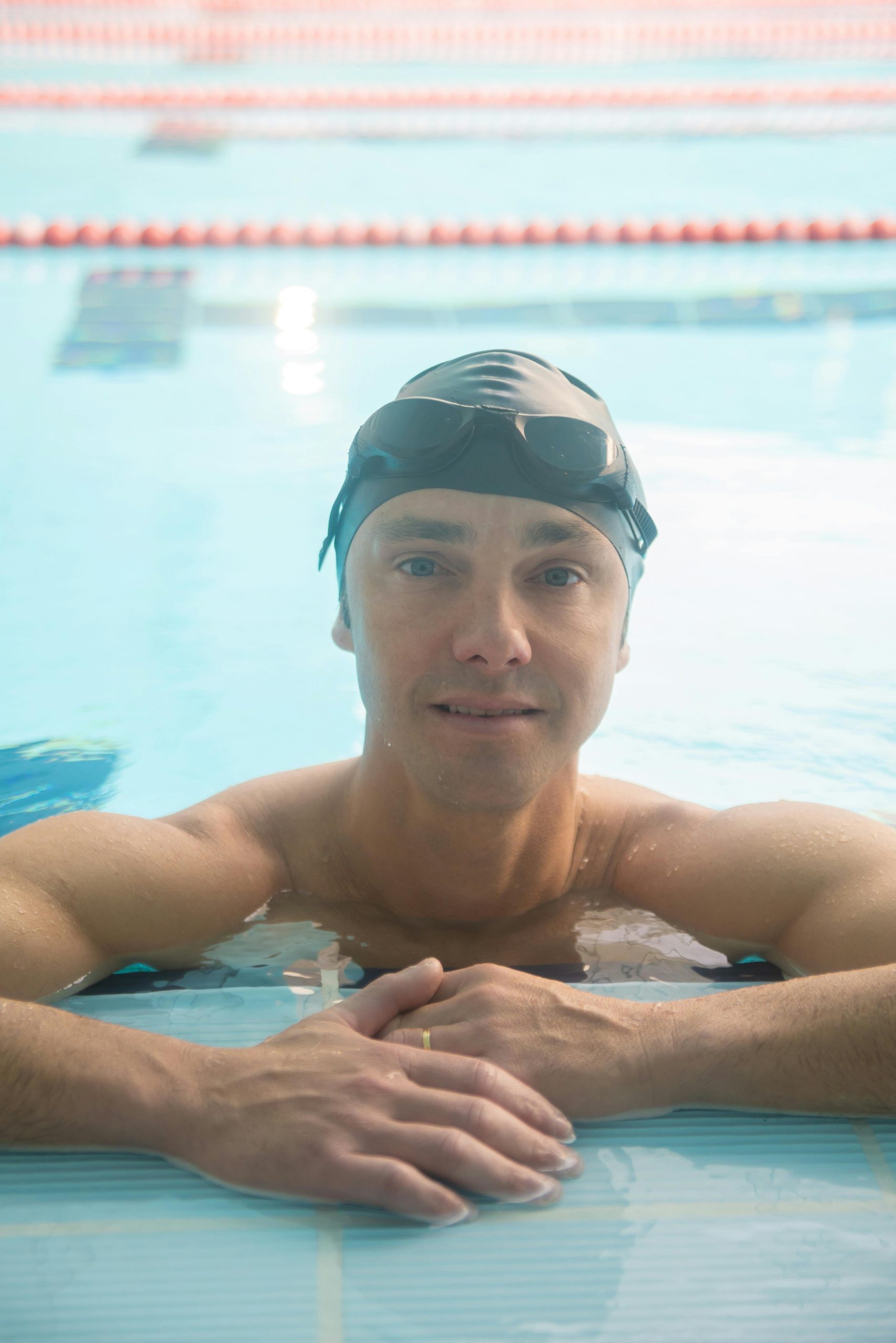 Changements du corps avec natation une fois par semaine
